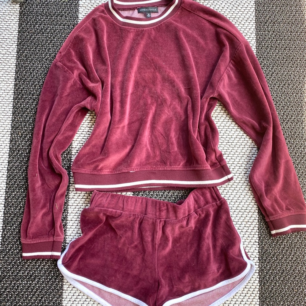 Kendall & Kylie velvet set